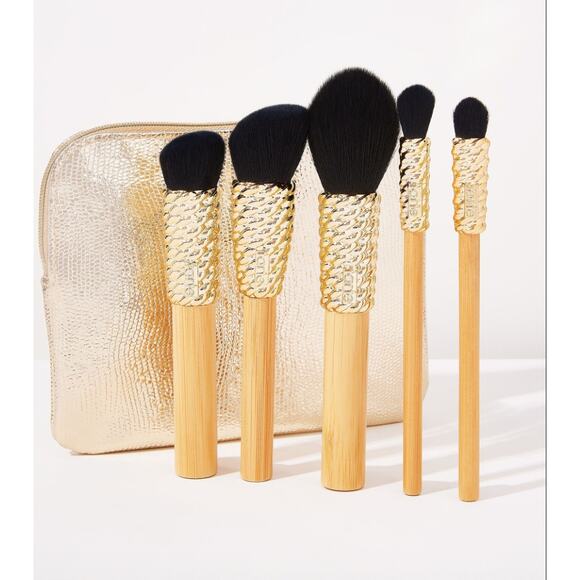 Tarte Statement Stunners Face & Eye Makeup Brush Set Limited Edition NEW brushes - Picture 5 of 6